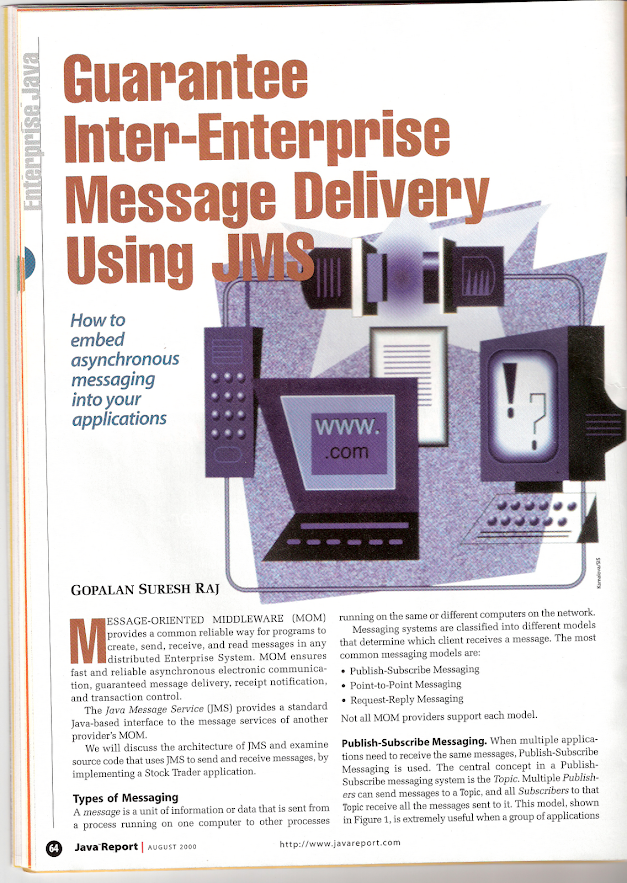 August 2000 issue of Java Report